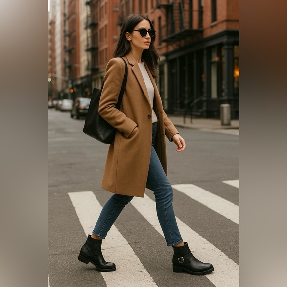 Frye Veronica Bootie Black Leather Ankle Boots Women’s Size 6.5 New With Box - Picture 2 of 9